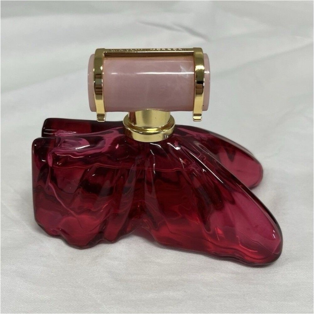 Carolina Herrera Butterfly Decorative Glass Perfume Bottle Pink Gold - 1 Fl Oz